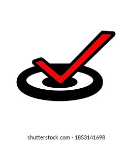 Marcar diseño vectorial de conjunto de iconos