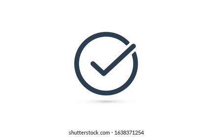 Tick icon,vector illustration. Web design icon