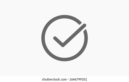 Tick icon,vector illustration. Web design icon
