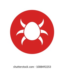 Tick insect symbol