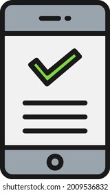 Diseño de iconos de vectores rellenos de línea de marcado
