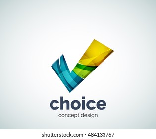 Marcar plantilla de logotipo, icono de negocio abstracto