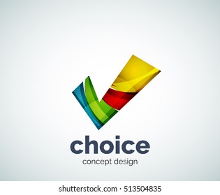 Marcar plantilla de logotipo, icono de negocio abstracto