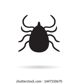 tick lyme insect icon- vector illustration