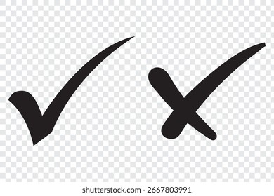 tick mark with checkbox icon. green checkmark sign for app, ui, website. vector illustration on transparent background.