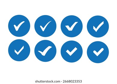 tick mark with checkbox icon. green checkmark sign for app, ui, website. vector illustration on transparent background.