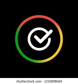 Tick Mark - Colorful App Icon