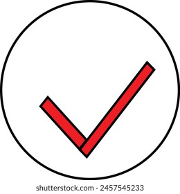 tick mark icon design eps 10