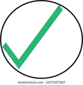 tick mark icon design shap eps