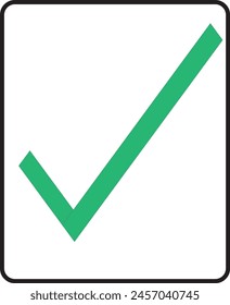 tick mark icon design shap eps