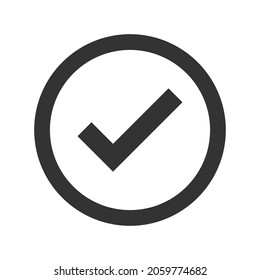 Tick Mark Icon Design Vector
