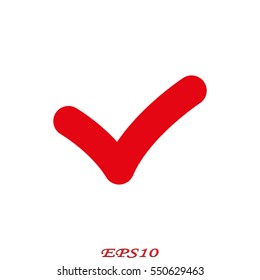 tick, mark, icon, vector illustration eps10