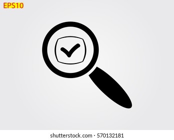 tick, mark, icon, vector illustration eps10