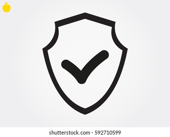tick, mark, icon, vector illustration eps10