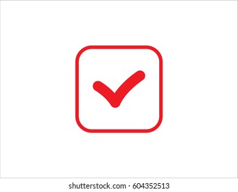 tick, mark, icon, vector illustration eps10