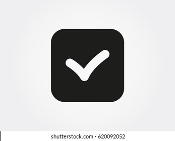 tick, mark, icon, vector illustration eps10