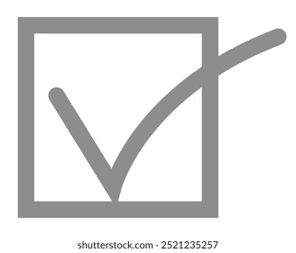 Ilustración aislada de Vector de icono de marca de garrapata