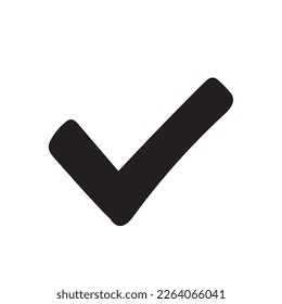 Tick mark right sign icon