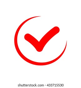 tick mark vector icon