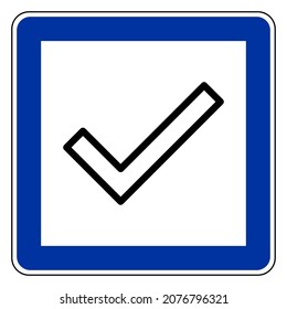 Marcado y señalización de la carretera en blanco