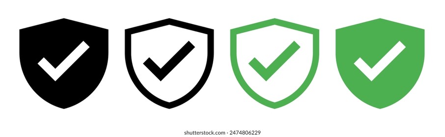 Vector, símbolo, ilustración, protección, protegido, seguro