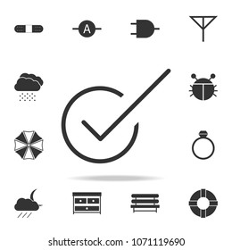 Tick sign,check mark OK icon. Detailed set of web icons. Premium quality graphic design. One of the collection icons for websites, web design, mobile app on white background