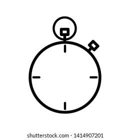 Tick timer icon vector design template