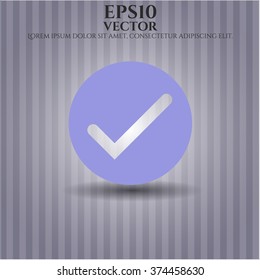 Tick vector icon