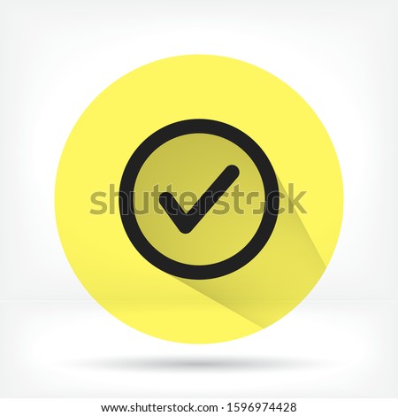  tick vector icon. lorem ipsum Flat Design JPG