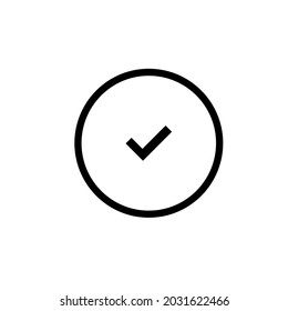 tick vector icon or symbol