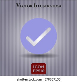Icono o símbolo del vector de marcado