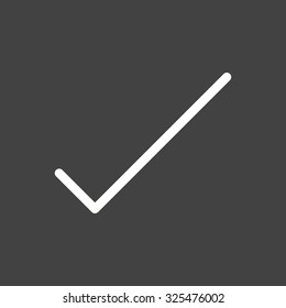 Tick, yes, ok icon vector image. Can also be used for user interface. Suitable for mobile apps, web apps and print media.
