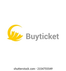 Ticker Company, Ticket Logo, Ticket Club, Online Event Logo, Online Ticket Booking Logo.