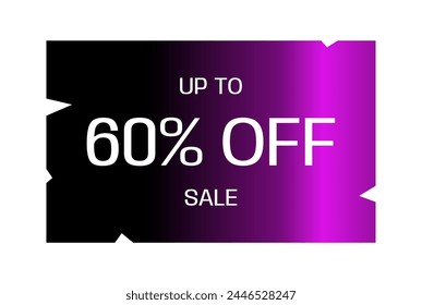 Ticket up to 60% discount.