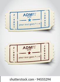 ticket admit one vector