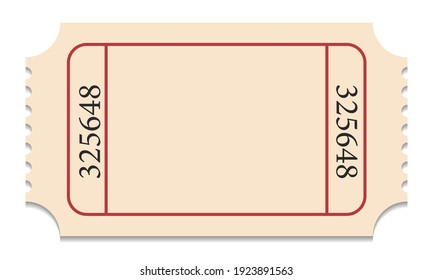 Ticket admit. Printable admit one ticket templates. Admit ticket entrance, show cinema festival illustration.
