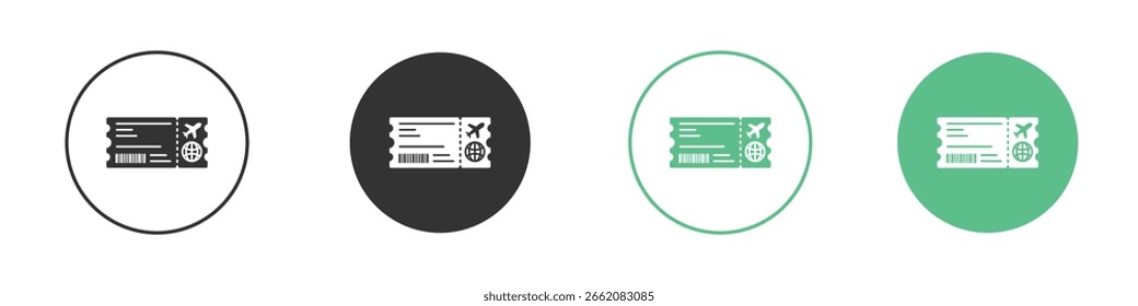 Conjunto de iconos de Vector de línea plana minimal.