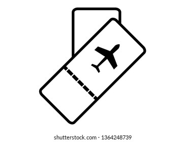 Ticket for airplane