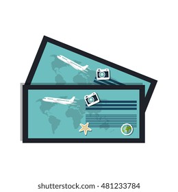 ticket airplane boarding pass
