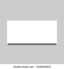 plantilla de mockup realista en blanco ilustración vectorial en fondo gris
