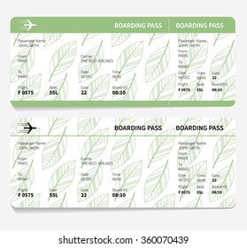 ticket boarding pass 