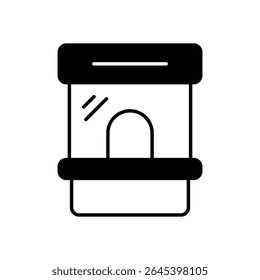 Ticket Booth Icon vector stock illustration