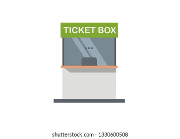 Ticket Box Simple Illustration