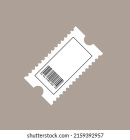 ticket card vector illustration element concept design template web