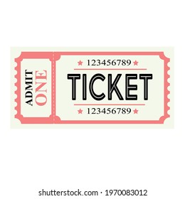 Ticket. Carnival ticket. New vector