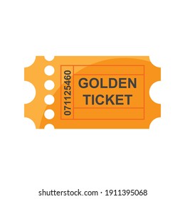 ticket cinema design vector logo