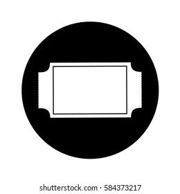 ticket cinema isolated icon
