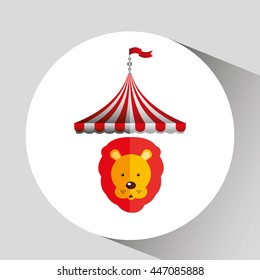 ticket circus design, vector illustration eps10 graphic 