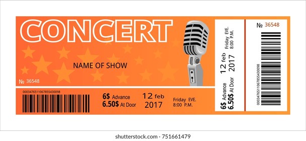 58,918 Events ticket design Images, Stock Photos & Vectors | Shutterstock