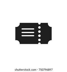 Ticket counter concept icon